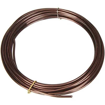 Immagine di efco Filo in Alluminio anodizzato, 2 mm x 5 m, Peso 42 g/m Circa, Colore Marrone