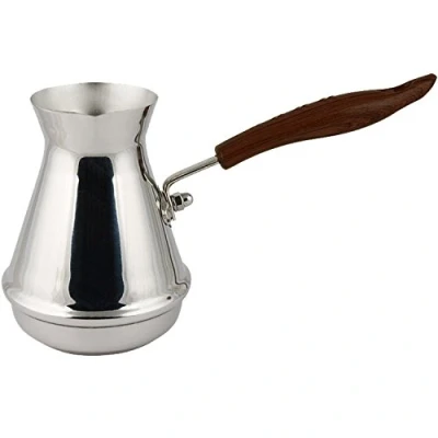 Immagine di Dzhesva Casseruola in acciaio INOX da 1 mm, 350 ml, modello Cezve