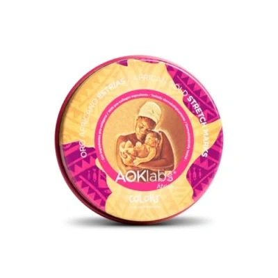 Immagine di AOKlabs Oro Africano Smagliature, Burro di Karite non raffinato Agisce sia in modo preventivo che correttivo, su smagliature rosse e bianche qualsiasi origine I 50 ml.