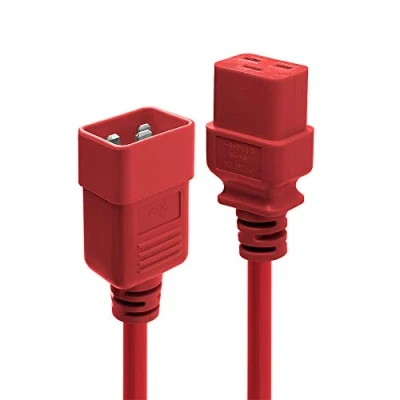 Immagine di Prolunga IEC LINDY [1x Spina C20 1x Presa C19] 2.00 m Rosso