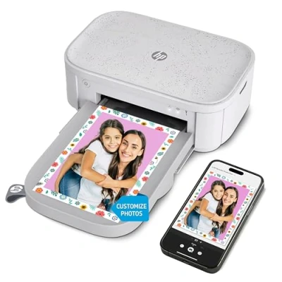 Immagine di HP Sprocket Studio Plus Stampante Wi Fi Stampa in modalità wireless foto 4x6 dal tuo dispositivo iOS e Android