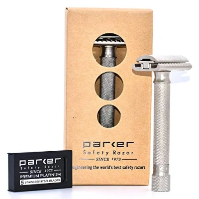 Immagine di Parker safety razor rasoio di sicurezza variant regolabile versione cromata