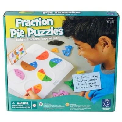 Immagine di Learning Resources Puzzle a Torta con frazioni, Multicolore, 8445
