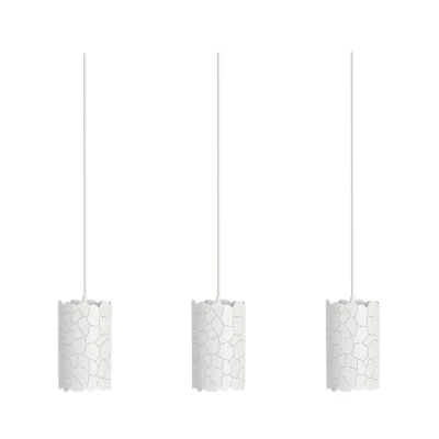 Immagine di Lindby lampada a sospensione Aralena, bianca, 3 luci, lunghezza 92 cm