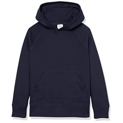 Immagine di Amazon Essentials Felpa con Cappuccio Modello Pullover Bambine e Ragazze, Blu Marino, 6 7 Anni