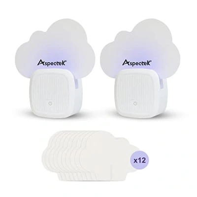 Immagine di Aspectek Trappola Adesiva per Mosche Interni con 12 Pad Adesivi (forma di nuvola)