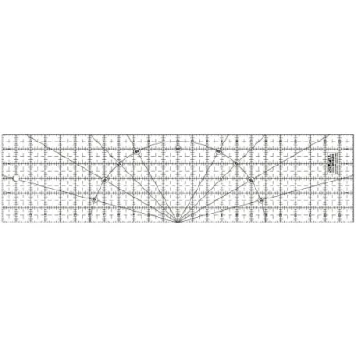 Immagine di Olfa Righello anti scivolo, the essential, dimensioni 15 cm x 60