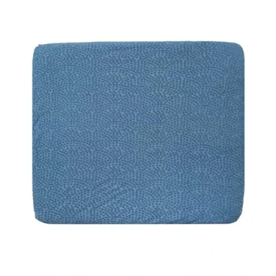 Immagine di roba Coprimaterassino Fasciatoio Seashells Indigo 75 x 85 cm Elastico Traspirante Morbido Cotone BIO Certificato GOTS e Oeko Tex Blu Indaco