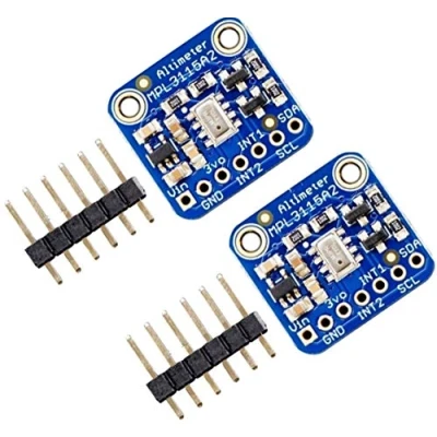 Immagine di TECNOIOT 2pcs MPL3115A2 IIC I2C Intelligent Temperature Pressure Altitude Sensor Module V2.0