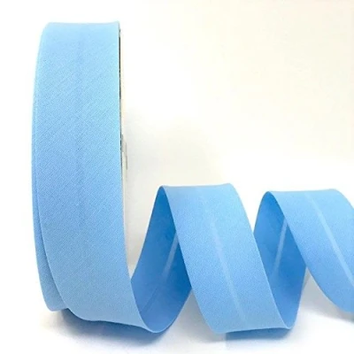 Immagine di Byetsa Nastro sbieco in policotone, 30 mm, su rotolo da 25 m, colore: blu cipria