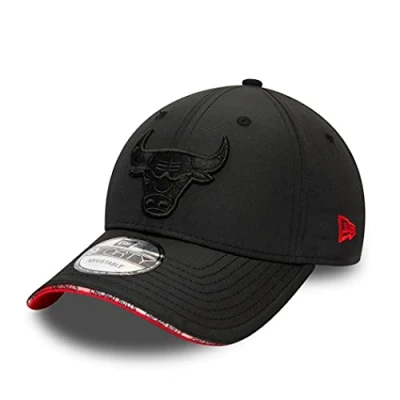 Immagine di New Era Chicago Bulls cap NBA Basecap 9Forty verstellbar Basketball Snapback Kappe Pipe Pop Schwarz One Size