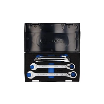 Immagine di Gedore 2297434 7R 005 Kit chiavi combinate a cricchetto 5 parti 8 19 mm