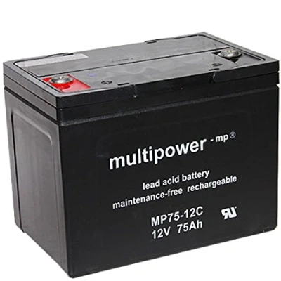 Immagine di Multi Power Mp75 12 C V/75000 mAh batteria piombo cicli bleigel Fest