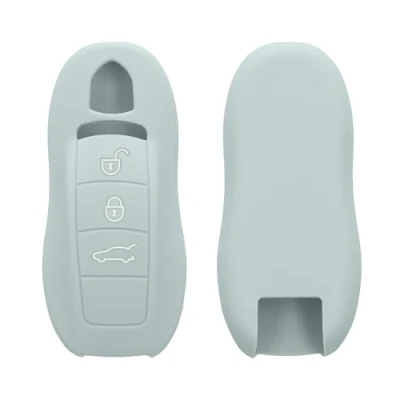 Immagine di kwmobile Cover Chiavi Auto Compatibile con Porsche 3 tasti (solo Keyless) Custodia Protettiva Chiave Copri Telecomando Gomma Portachiave Macchina Silicone