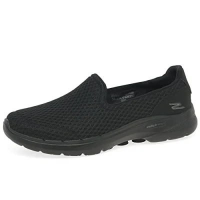 Immagine di Skechers Go Walk 6 Big Splash, Sneaker Donna, Black Textile Trim, 41 EU