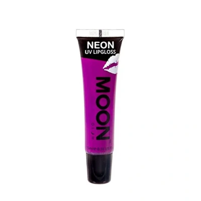 Immagine di Moon Glow Lucidalabbra Neon UV Profumato e brilla brillantemente sotto i raggi UV, Ribes nero viola, 15 ml (confezione da 1)