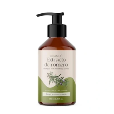 Immagine di QKnatur Shampoo con Estratto di Rosmarino (250 ml). Contiene attivi Per rinforzare e riparare i capelli. ottenere capelli volume lucentezza. fini o danneggiati