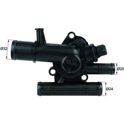 Immagine di MAHLE ORIGINAL TI 38 89 Termostato motore con guarnizione RENAULT: SCENIC 2, MEGANE 2 Kombi, SUZUKI: Grand Vitara SUV