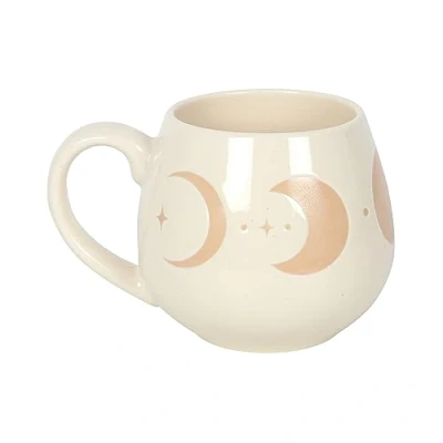 Immagine di Something Different Wholesale tazza rotonda con fasi lunari magiche, recipiente celeste per vibrazioni positive e mattine rinfrescanti, sobria a tema lunare