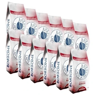 Immagine di Caffè in grani Miscela ROSSA Borbone Vending Maxi 1 kg x 12