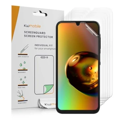 Immagine di kwmobile 6X Pellicola Salvaschermo Compatibile con Samsung Galaxy A25 Film Protettivo Telefono Protezione AntiGraffio Display Smartphone