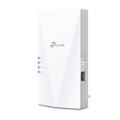 Immagine di TP Link RE780X WiFi 6 Amplificatore WLAN AX3000 (dual band 2402 MBit/s 5 GHz + 574 2,4 GHz, MU MIMO, porta Gigabit compatibile con tutti i router WLAN)