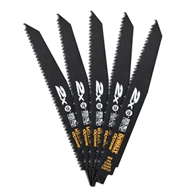 Immagine di DeWalt DT2307L QZ lame per sega universale bi metal 2x extreme n.5 228 x 4, 2 mm tagli veloci e grezzi su legno duro morbido con chiodi, nero