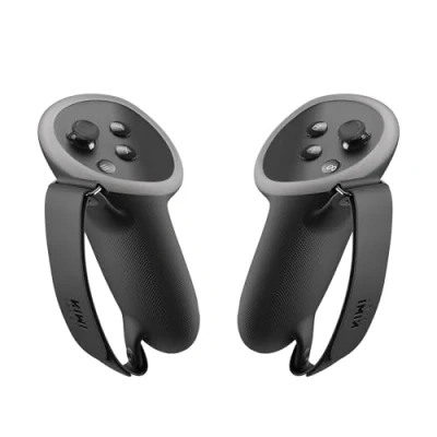 Immagine di KIWI design Controller Grip Cover Accessori Compatibili con Meta Quest 3S/Quest 3 Apertura Batteria, Protezione per Impugnatura in Silicone Cinghie sulle Nocche