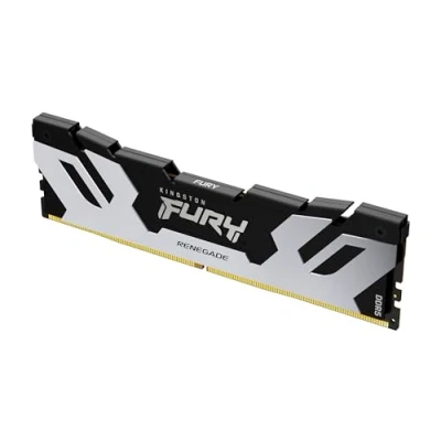 Immagine di Kingston Fury Renegade DDR5 Argento/Nero XMP 16GB 6400MT/s CL32 DIMM Memoria Gaming per Computer KF564C32RS 16