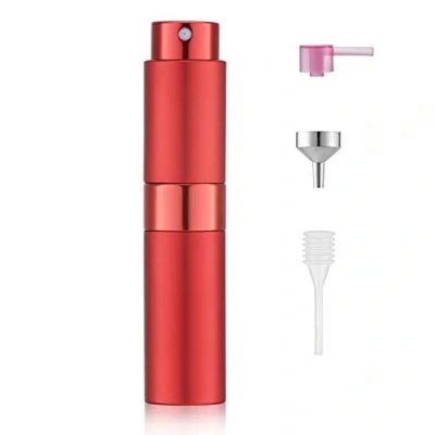 Immagine di Toureal 8ml Spruzzino Profumo Ricaricabile, Vaporizzatore da Viaggio, Atomizzatore Nebulizzatore Profumo, Bottiglie Porta Spray (Rosso)
