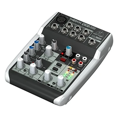 Immagine di Behringer Q502 USB mixer passivo interfaccia audio per karaoke, live, home recording, studio project