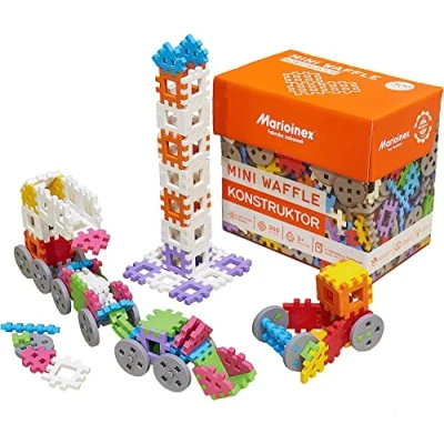 Immagine di Mario Inex Waffle Konstruktor 300 Waffles Constructor Set di Mini cialde, Multicolore, Small, Marioinex_902271