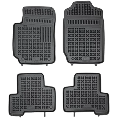 Immagine di REZAW PLAST 202201 Set tappetino Gomma anteriore e posteriore 4 nero Su misura SUZUKI: Grand Vitara 2 SUV