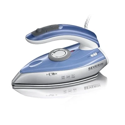 Immagine di Severin BA 3234 Ferro da viaggio Argento/Blu 1000 W