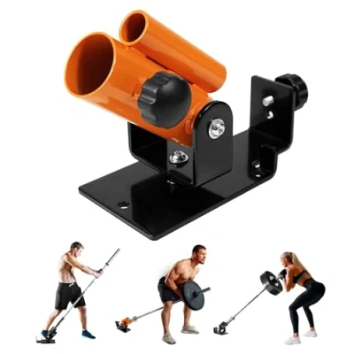 Immagine di Yes4All SJXD, Piattaforma a T Bar Row Platform Arancione landmine attachment Deluxe Girevole 360 e Facile da installare Adatto Barre Olimpiche Standard 2,5 cm 2&quot; Unisex, Natural