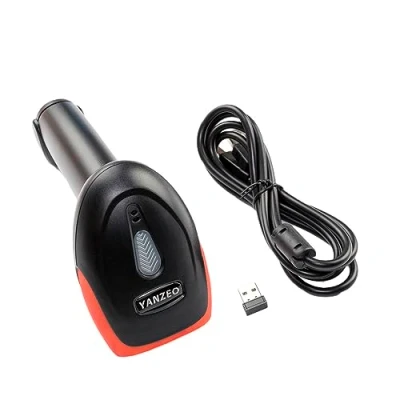 Immagine di Yanzeo Lettore di codici a barre portatile USB Wireless 2.4G Scanner 1D 2D QR Code Pos Laser