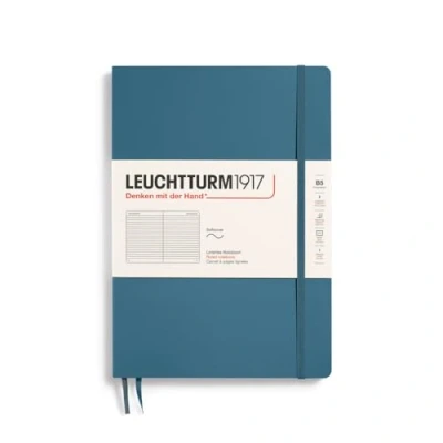 Immagine di LEUCHTTURM1917 365638 Taccuini Composition (B5), Copertina morbida, 123 pagine numerate, Stone Blue, Righe