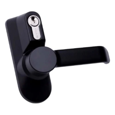 Immagine di CISA 107078380, Comando Esterno per maniglioni antipanico serie FAST e Prestige, Nero, disabilitazione maniglia con chiave