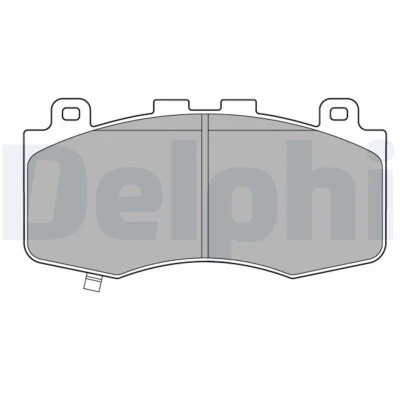 Immagine di DELPHI LP3631 Kit pastiglie freno con segnalatore acustico usura lamierino anticigolío senza accessori JEEP: GRAND CHEROKEE 4