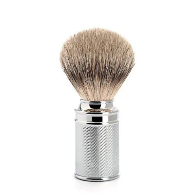 Immagine di Mühle Pennello da barba con tasso, in argento cromato, standard