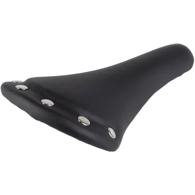 Immagine di Import Sella da bicicletta Singlespeed con borchie, in stile retrò, colore: nero