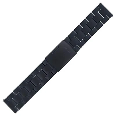 Immagine di Fossil Cinturino Per Orologio 22mm Acciaio Inossidabile Grigio Fs 4682 Lb fs4682