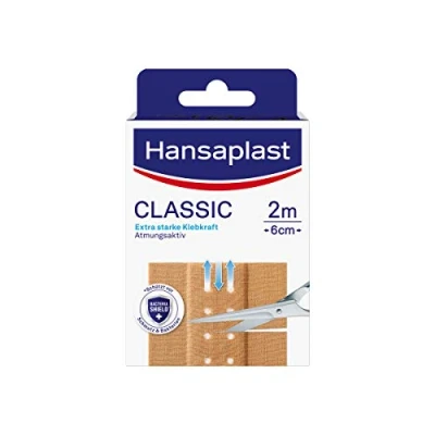 Immagine di Hansaplast Classic Pflaster 2 m x 6 cm Packung (2 m)