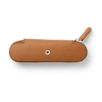 Immagine di Graf von Faber Castell Epsom, Custodia con Cerniera Unisex Adulto, Cognac, 2 Count (Pack of 1)