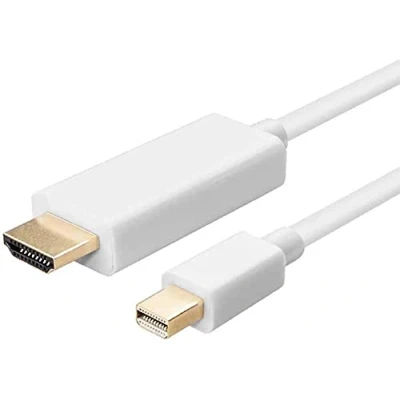 Immagine di Tec Digi Cavo da mini DisplayPort DP a HDMI, placcato oro, convertitore adattatore HDTV 1,8 m, supporta Thunderbolt per Apple Mac, MacBook Air Pro, iMac