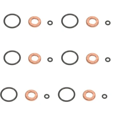 Immagine di GNXfixt set di guarnizioni iniettore, riparazione per anello tenuta in rame 0445116007, anelli rame, A1, 8 X A3 8P A4 B8 B7 A5 8T A6 4G 4F C7 Q3 8U Q5 8R TT 8J