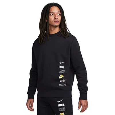 Immagine di NIKE Felpa Girocollo Uomo Club + Mlogo Brushed back Crewneck S