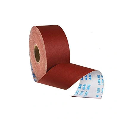 Immagine di Emery Cloth MASO Rotolo di carta abrasiva flessibile da 1 m, grana 80 800, ideale per superfici sagomate e curve