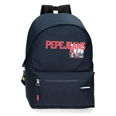 Immagine di Enso Pepe Jeans Dikran Zaino scuola blu 31 x 44 15 cm Poliestere 23,87 L, blu, scolastico