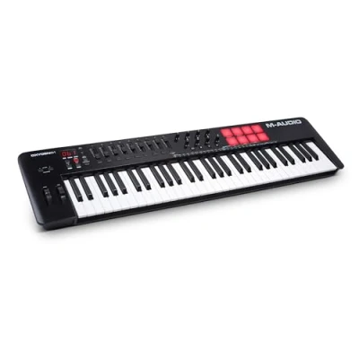 Immagine di M Audio Oxygen 61 MKV Tastiera MIDI Controller USB a Note con Pad Beat, Modalità Smart Chord &amp; Scale, Arpeggiatore e Suite Software Inclusa